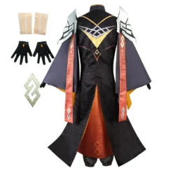 Genshin Impact Zhongli Cosplay Kostüm Halloween Karneval Outfits -DEKORATIONSGESCHÄFT 77ee64fe7c365baefc45b9d665830cd3
