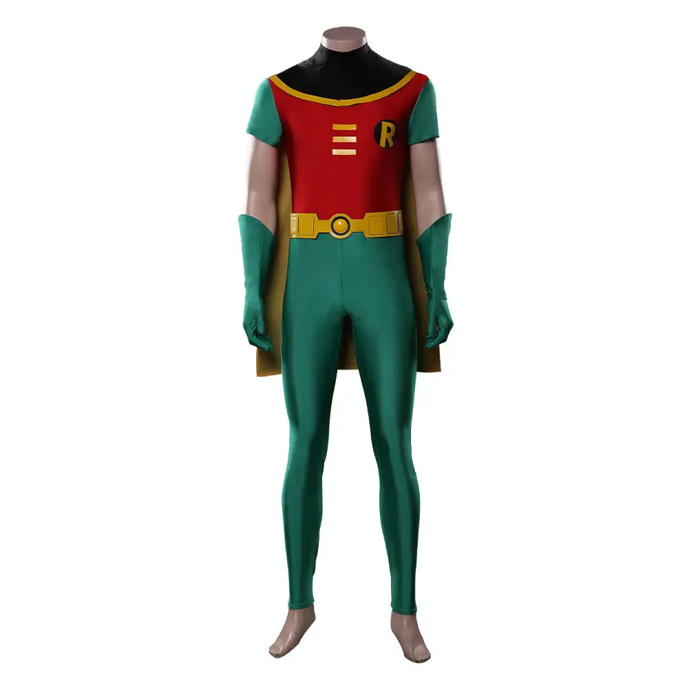 Teen Titans Robin Cosplay Kostüm Jumpsuit Halloween Karneval Outfits 2 Teen Titans Robin Cosplay Kostüm Jumpsuit Halloween Karneval Outfits – Bild 2