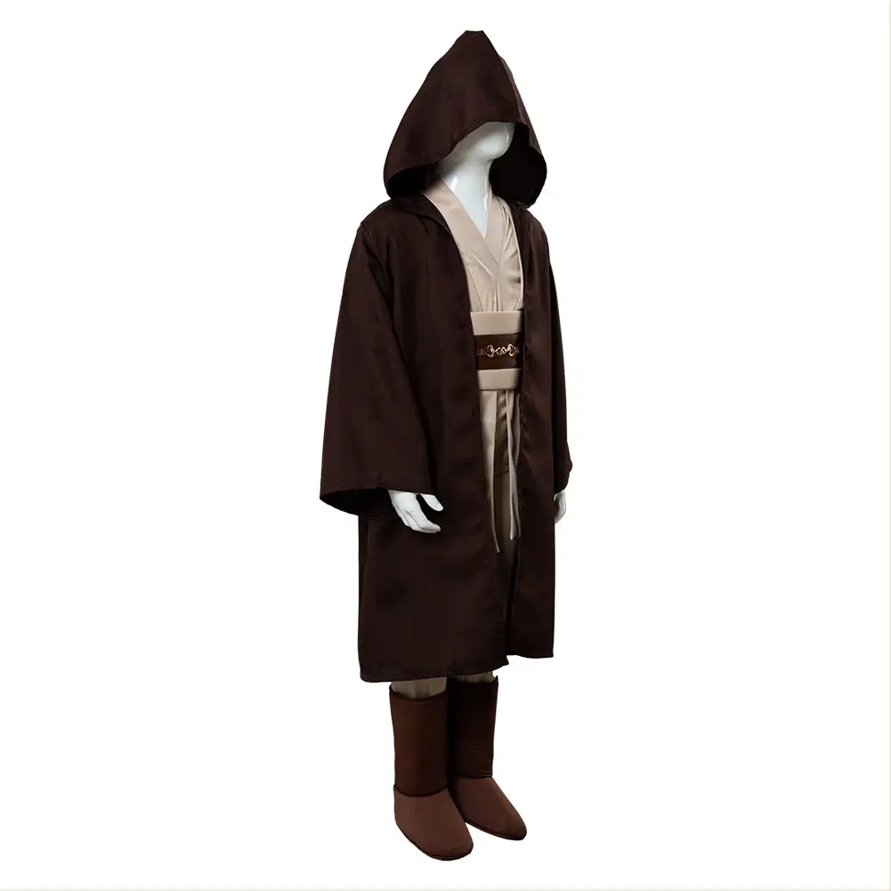 Star Wars Obi Wan Kenobi Jedi Kind Halloween Cosplay Kostüm 11 Star Wars Obi Wan Kenobi Jedi Kind Halloween Cosplay Kostüm – Bild 11
