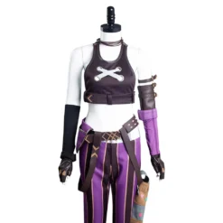 Arcane: League Of Legends LoL Jinx Cosplay Kostüme Uniformen Outfits Halloween Karneval Set -DEKORATIONSGESCHÄFT 7ba0fa8b39382e171de55586dbb49bcd