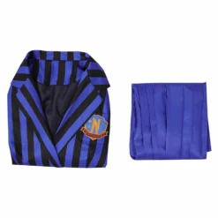 Kinder Wednesday Addams Cosplay Schuluniform Outfits Halloween Karneval Kostüm -DEKORATIONSGESCHÄFT 7ba2010a7307754a0e04d0e451b2de1a