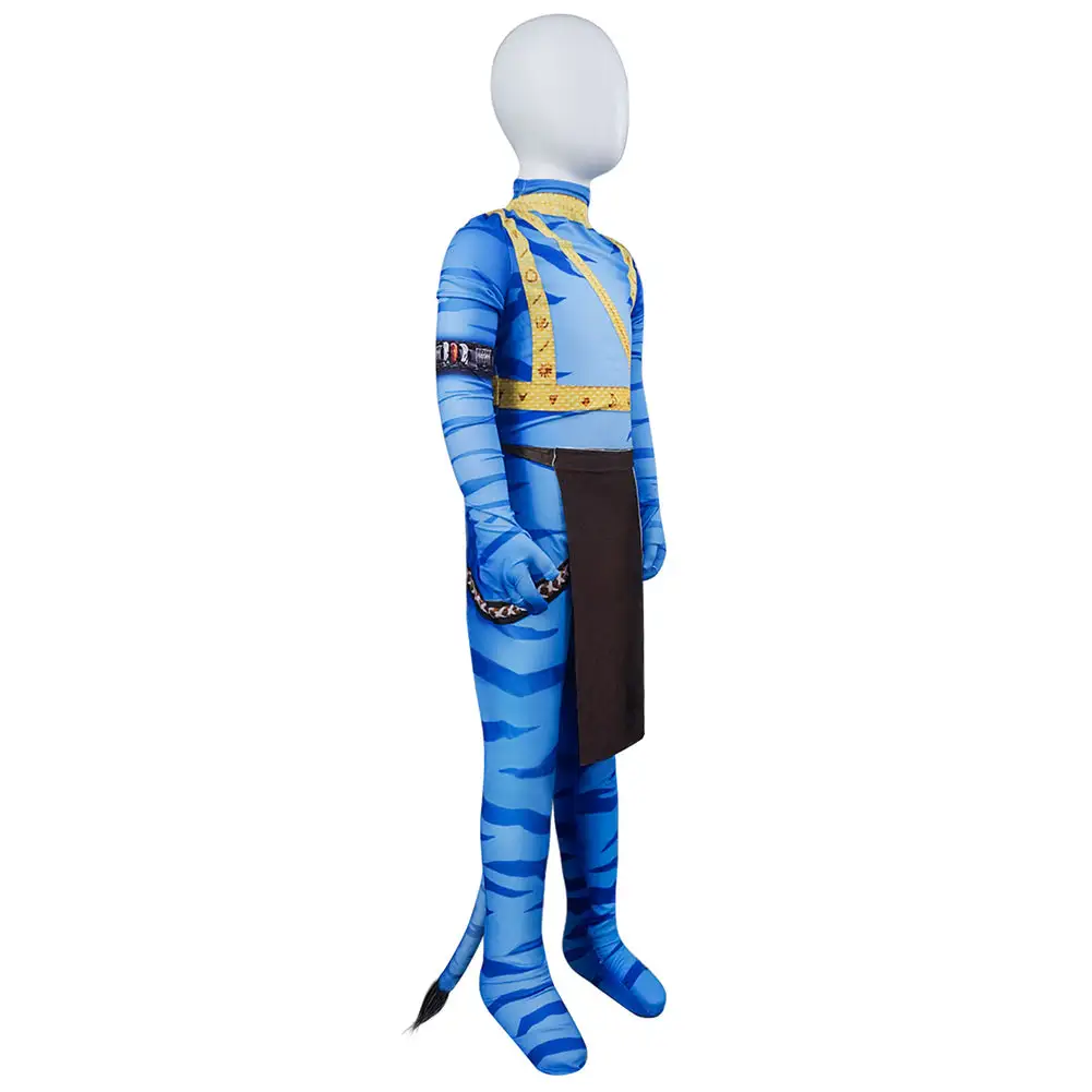 Kinder Avatar 2 Cosplay Kostüm Halloween Karneval Jumpsuit 3 Kinder Avatar 2 Cosplay Kostüm Halloween Karneval Jumpsuit – Bild 3