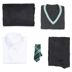 Harry Potter Uniform Cosplay Kostüm Haus Slytherin Robe Halloween Karneval Kostüm -DEKORATIONSGESCHÄFT 7e519ae872b7a840284c2c50dbd381af