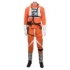Star Wars Pilot Uniform Luke Skywalker Jumpsuit Cosplay Halloween Karneval Kostüm