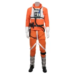 Star Wars Pilot Uniform Luke Skywalker Jumpsuit Cosplay Halloween Karneval Kostüm