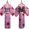 Demon Slayer Kanroji Mitsuri Kimono Cosplay Kostüm Halloween Karneval Outfits