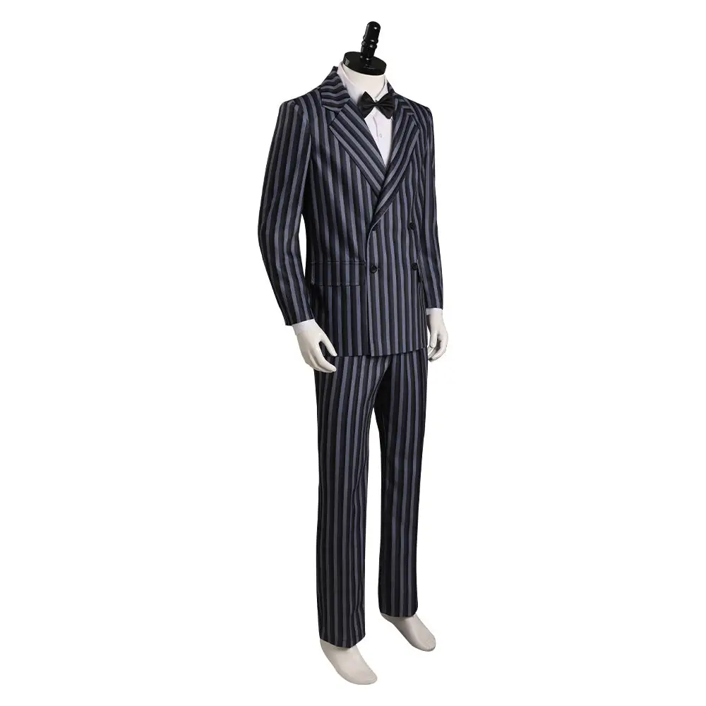 The Addams Family Cosplay Gomez Addams Kostüm Outfits Halloween Karneval Anzug 5 The Addams Family Cosplay Gomez Addams Kostüm Outfits Halloween Karneval Anzug – Bild 5