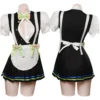 Demon Slayer Kanroji Mitsuri Cosplay Kostüm Outfits Halloween Karneval Maid Kleid