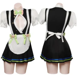 Demon Slayer Kanroji Mitsuri Cosplay Kostüm Outfits Halloween Karneval Maid Kleid