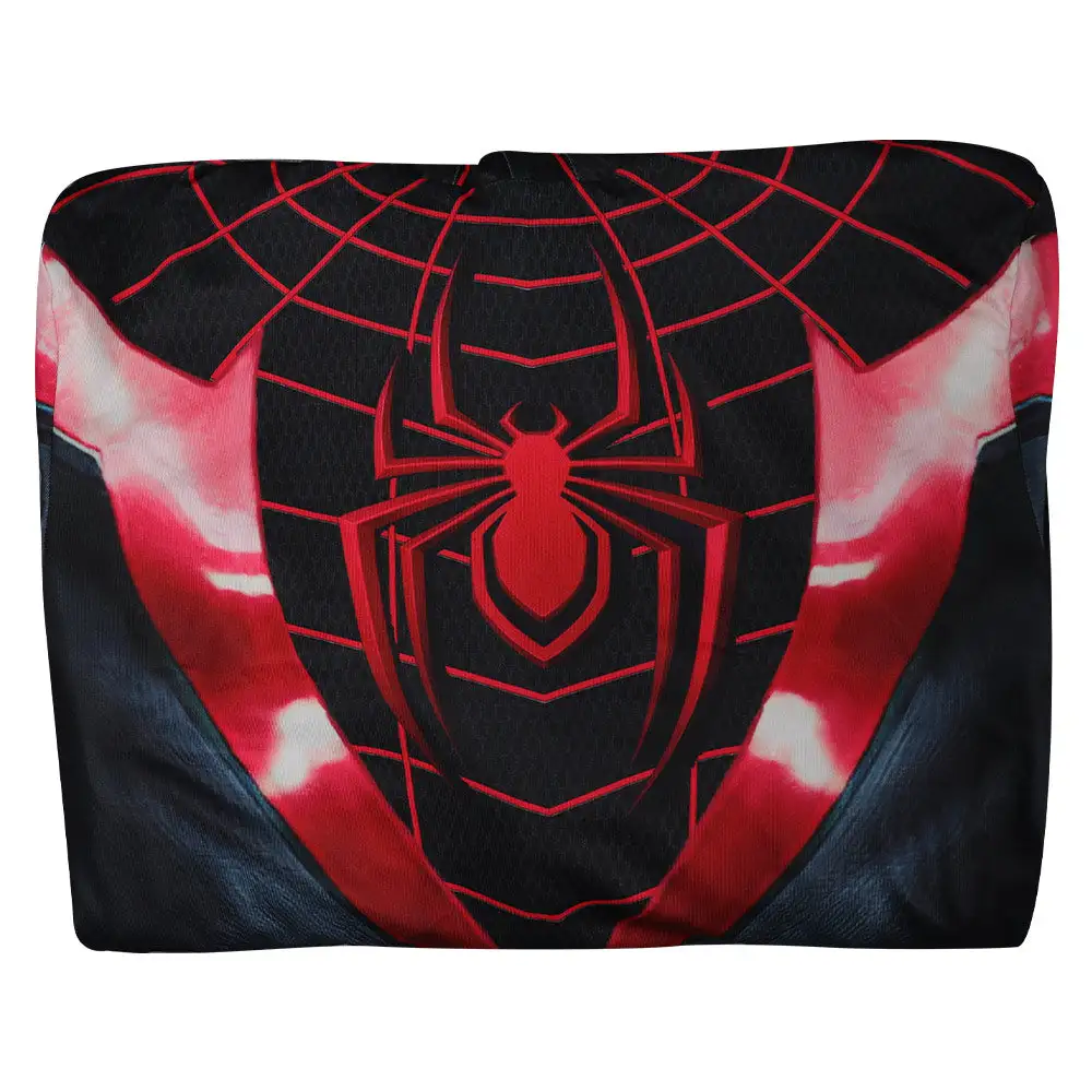 Spider-Man 2 Black Spider Overall Cosplay Jumpsuit Miles Morales Halloween Karmeval Outfits 12 Spider-Man 2 Black Spider Overall Cosplay Jumpsuit Miles Morales Halloween Karmeval Outfits – Bild 12