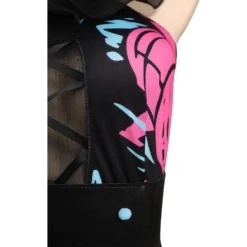 Arcane: League Of Legends Cosplay Jinx Kostüm Outfits Halloween Karneval Originell Clown Kleid Cossky® -DEKORATIONSGESCHÄFT 84960ee99892d067de9e40807fe990d0