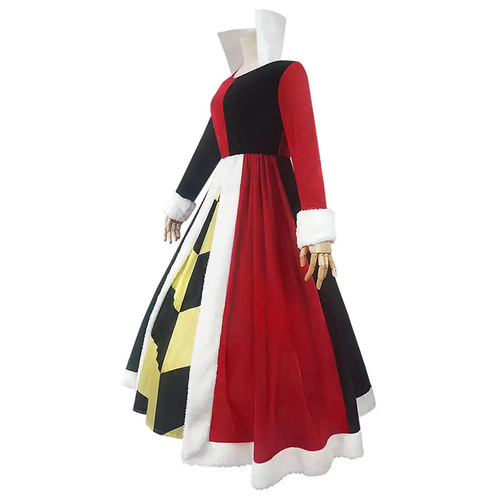 Queen Of Hearts Cosplay Alice's Adventures In Wonderland Kostüm Outfits Halloween Karneval Kleid 2 Queen Of Hearts Cosplay Alice's Adventures In Wonderland Kostüm Outfits Halloween Karneval Kleid – Bild 2
