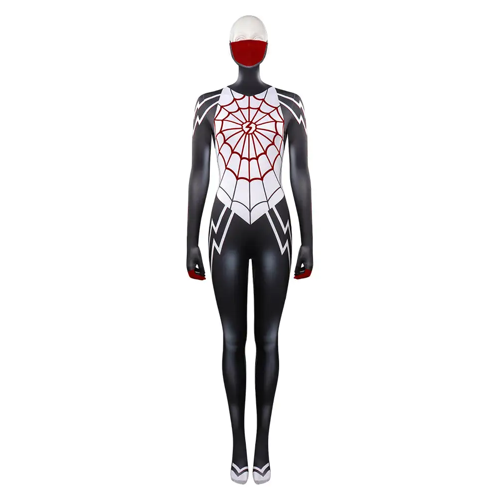 Spider-Man Silk Cosplay Cindy Moon Outfit Halloween Karneval Jumpsuit 2 Spider-Man Silk Cosplay Cindy Moon Outfit Halloween Karneval Jumpsuit – Bild 2