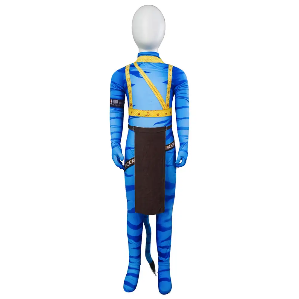 Kinder Avatar 2 Cosplay Kostüm Halloween Karneval Jumpsuit 2 Kinder Avatar 2 Cosplay Kostüm Halloween Karneval Jumpsuit – Bild 2