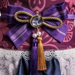 Genshin Impact Cosplay Raiden Shogun Kostüm Halloween Karneval Kimono -DEKORATIONSGESCHÄFT 8852184d4d49a8d842b45ce655683993