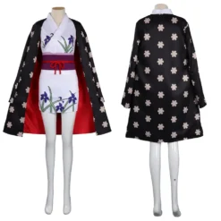 One Piece Onigashima Nico·Robin Cosplay Kostüm Halloween Karneval Outfits