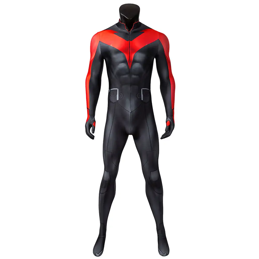 Teen Titans: The Judas Contract Dick Grayson Nightwing Cosplay Kostüm Outfits Halloween Karneval Jumpsuit 1 Teen Titans: The Judas Contract Dick Grayson Nightwing Cosplay Kostüm Outfits Halloween Karneval Jumpsuit