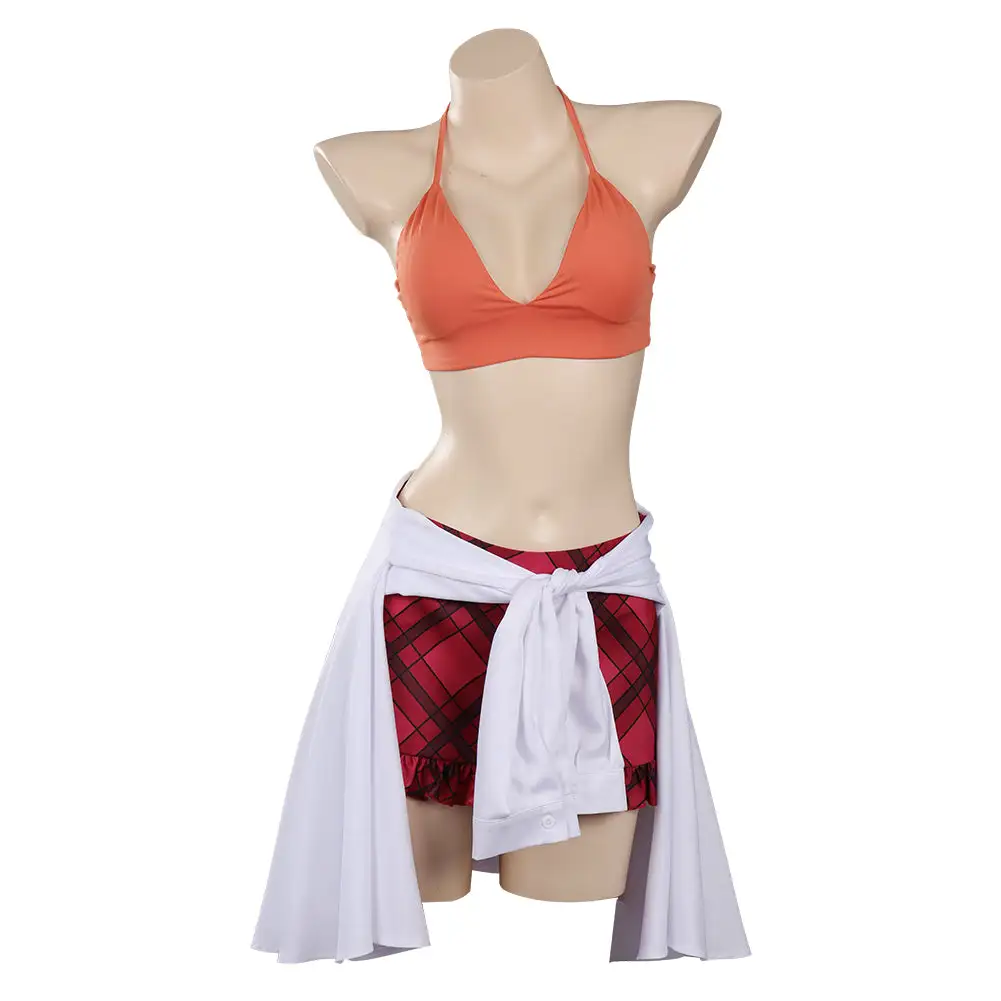 One Piece Film: Red Nami Cosplay Kostüm Halloween Karneval Outfits 2 One Piece Film: Red Nami Cosplay Kostüm Halloween Karneval Outfits – Bild 2