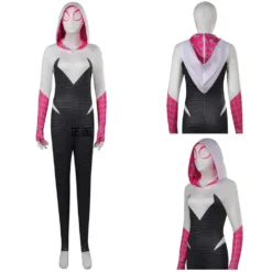 Spider-Man: Across The Spider-Verse Gwen Stacy Overall Halloween Karneval Jumpsuit -DEKORATIONSGESCHÄFT 8e9991884d1ebd130472f6f2062fb24d