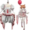Pennywise Cosplay Kostüm Pennywise The Clown Kostüm Outfit Halloween Karnival Weiblich Kostüm