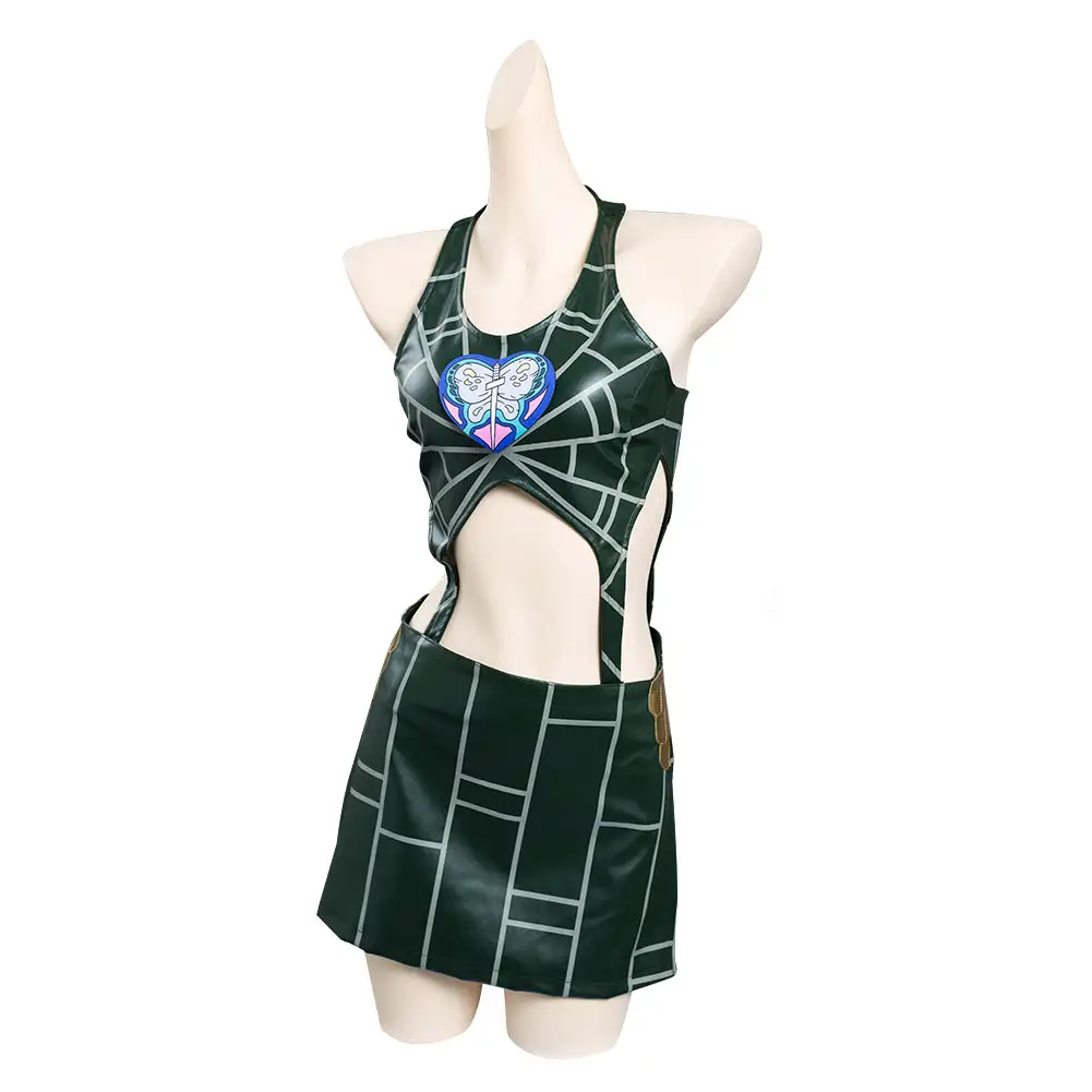 JoJo's Bizarre Adventure Stone Ocean Jolyne Cujoh Cosplay Kostüm Halloween Karneval Outfits 2 JoJo's Bizarre Adventure Stone Ocean Jolyne Cujoh Cosplay Kostüm Halloween Karneval Outfits – Bild 2