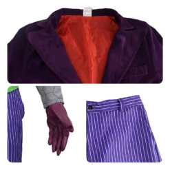 The Dark Knight Joker Kostüm Cosplay Halloween Karneval Outfits -DEKORATIONSGESCHÄFT 913a2c10a6c0a07e496610e0d9fee5a8