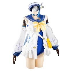 Barbara Genshin Impact Badeanzug Cosplay Kostüm Halloween Karneval Outfits -DEKORATIONSGESCHÄFT 9466b4064178fda972446829c68a648c