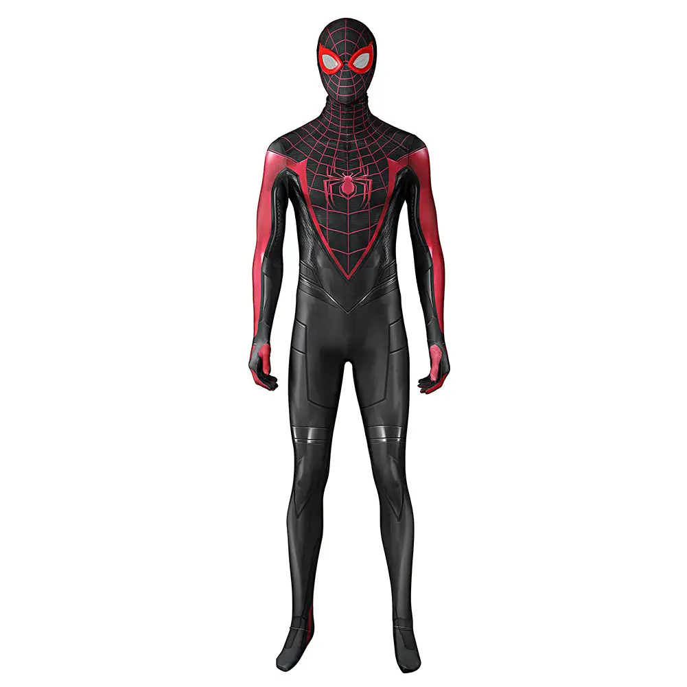 Spider-Man Miles Morales Cosplay Kostüm Outfits Halloween Karneval Jumpsuit 1 Spider-Man Miles Morales Cosplay Kostüm Outfits Halloween Karneval Jumpsuit