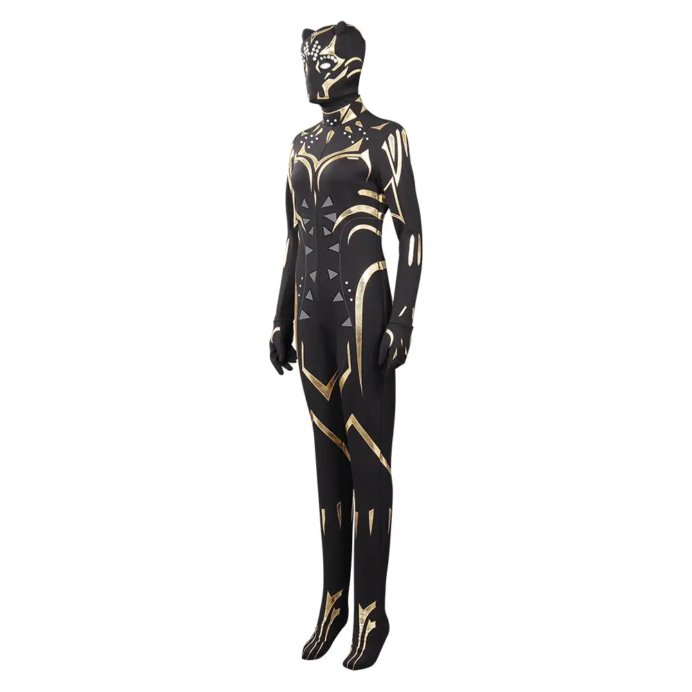 Black Panther: Wakanda Forever Cosplay Outfits Halloween Karneval Jumpsuit 3 Black Panther: Wakanda Forever Cosplay Outfits Halloween Karneval Jumpsuit – Bild 3