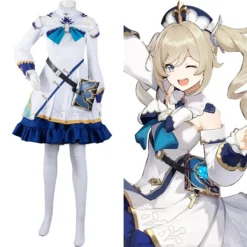 Genshin Impact Barbara Cosplay Kostüme Outfits Halloween Karneval Kleid