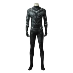 T‘Challa Captain America Cosplay Black Panther Kostüm Outfits Halloween Karneval Jumpsuit