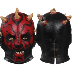 Star Wars Darth Maul Mask Cosplay Latex Maske Helmet Halloween Party Requisiten -DEKORATIONSGESCHÄFT 9948d9e5fcfaf9cf7d0a34e29e660a87