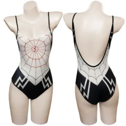 Spider-Man Silk Cosplay Cindy Moon Bademode Halloween Karneval Jumpsuit