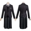 Kinder Wednesday Addams Cosplay Wednesday Kostüm Halloween Karneval Uniform