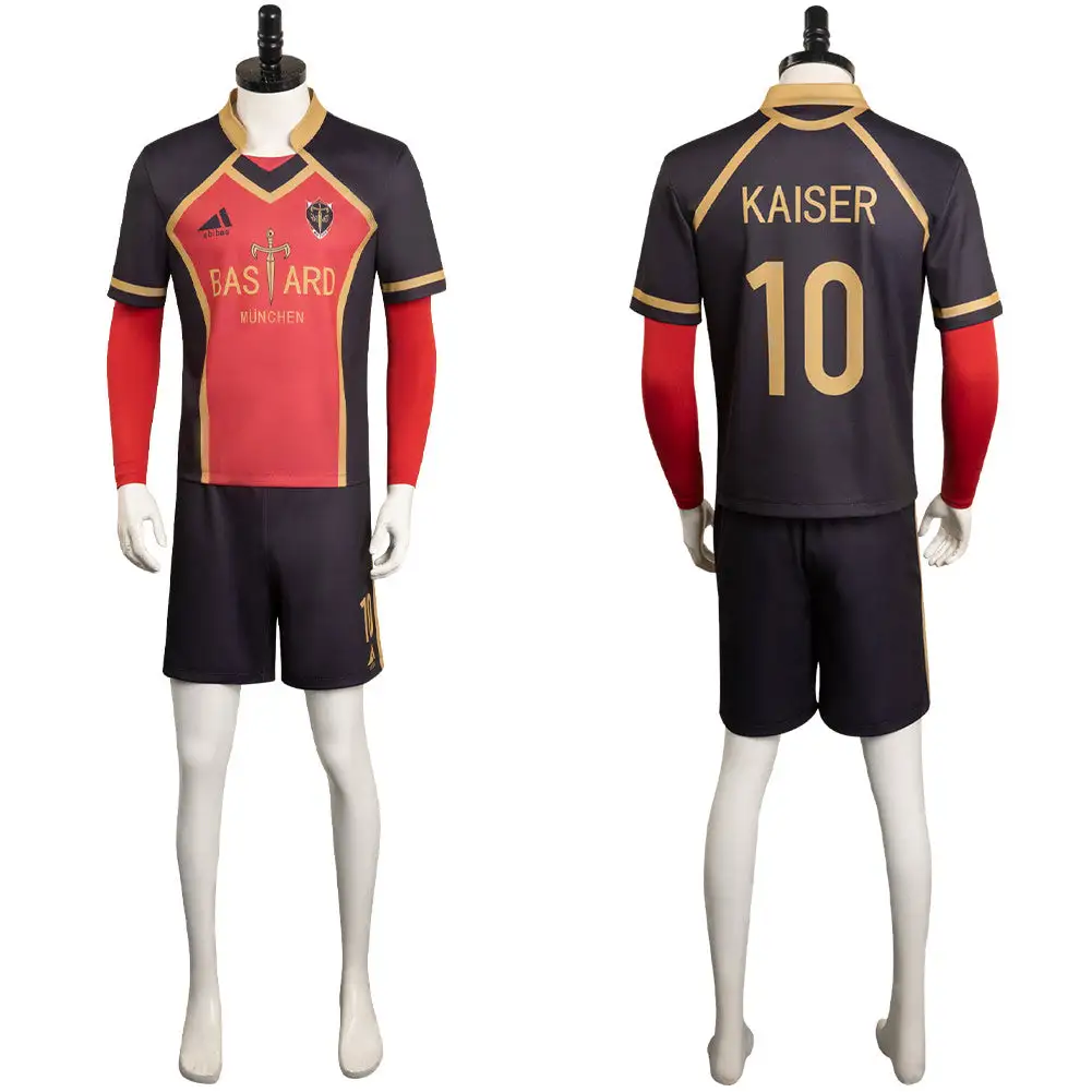 BLUE LOCK Michael Kaiser Uniform Cosplay Sportbekleidung Halloween Karneval Outfits 1 BLUE LOCK Michael Kaiser Uniform Cosplay Sportbekleidung Halloween Karneval Outfits