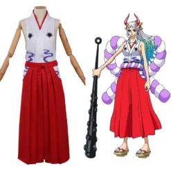 One Piece Yamato Cosplay Kostüm Halloween Karneval Outfits Stil B