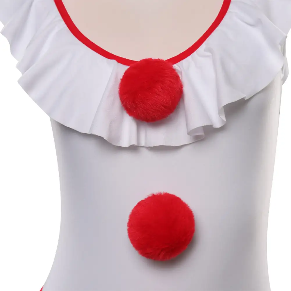 It Pennywise Sexy Jumpsuit Cosplay Badeanzug Halloween Karneval Kostüm 7 It Pennywise Sexy Jumpsuit Cosplay Badeanzug Halloween Karneval Kostüm – Bild 7