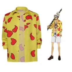 ONE PIECE FILM RED Trafalgar D. Water Law Cosplay Kostüm Outfits Halloween Karneval Hemd