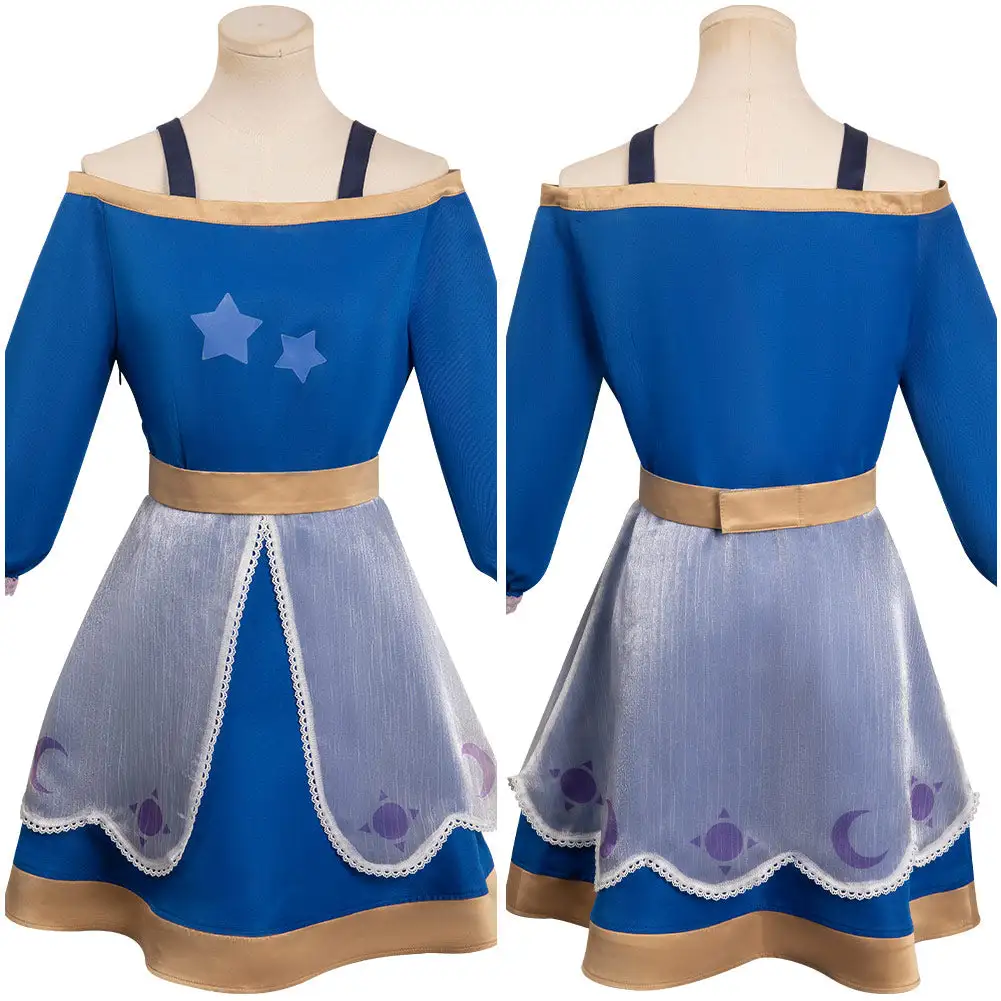 The Owl House Amity Blau Kleid Cosplay Halloween Karneval Outfits 1 The Owl House Amity Blau Kleid Cosplay Halloween Karneval Outfits
