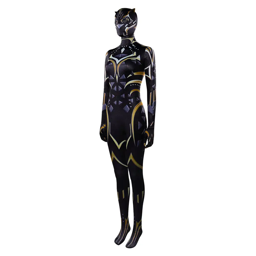 Black Panther: Wakanda Forever Cosplay New Black Panther Outfits Halloween Karneval Jumpsuit 3 Black Panther: Wakanda Forever Cosplay New Black Panther Outfits Halloween Karneval Jumpsuit – Bild 3