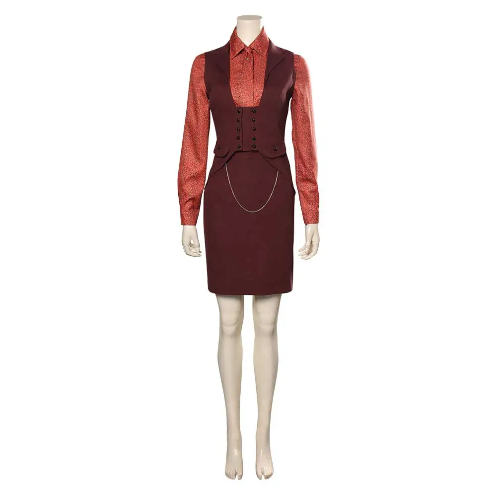 Fantastic Beasts: The Secrets Of Dumbledore Eulalie Hicks Cosplay Kostüm Halloween Karneval Outfits 6 Fantastic Beasts: The Secrets Of Dumbledore Eulalie Hicks Cosplay Kostüm Halloween Karneval Outfits – Bild 6