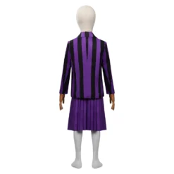 Kinder Wednesday Addams Cosplay Bianca Barclay Schuluniform Outfits Halloween Karneval Kostüm -DEKORATIONSGESCHÄFT af0b311d0e669e00c68e169ee9f7259f