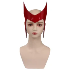 Wanda Vision Scarlet Witch Maske Cosplay PU Helm Halloween Karneval Requisiten -DEKORATIONSGESCHÄFT afc2e8a287746251ba982cea8c47beb1