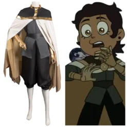 The Owl House Luz Cosplay Schwarz Kostüm Halloween Karneval Outfits