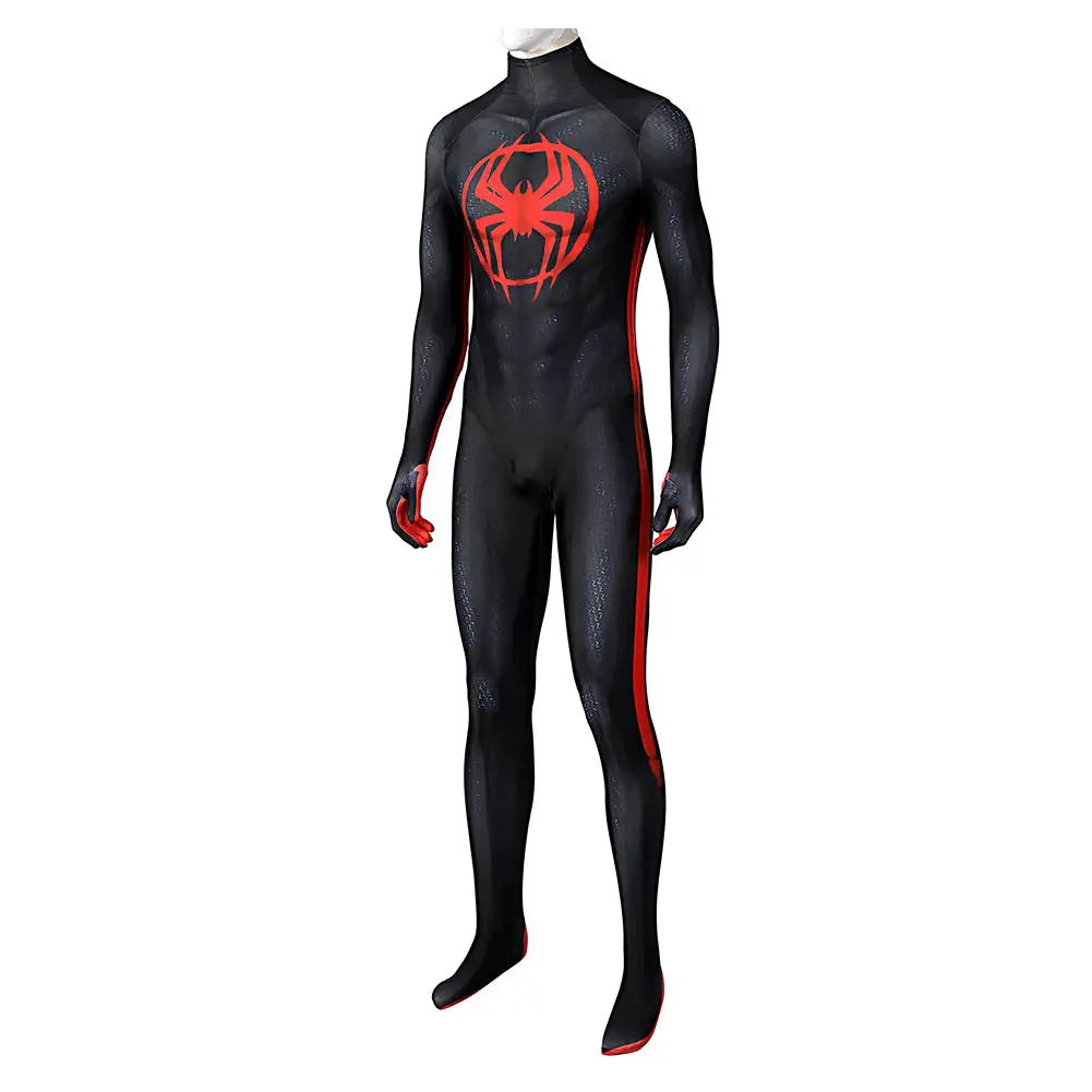 Miles Morales Spider-Man: Across The Spider-Verse Cosplay Kostüme Outfits Halloween Karneval Jumpsuit 2 Miles Morales Spider-Man: Across The Spider-Verse Cosplay Kostüme Outfits Halloween Karneval Jumpsuit – Bild 2