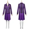 Wednesday Addams Cosplay Schuluniform Outfits Halloween Karneval Kostüm