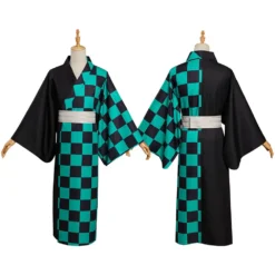 Demon Slayer Kamado Tanjirou Sommer Kimono Halloween Karneval Outfits -DEKORATIONSGESCHÄFT b6c1c5dca49238c6c18e1685d9fbe408