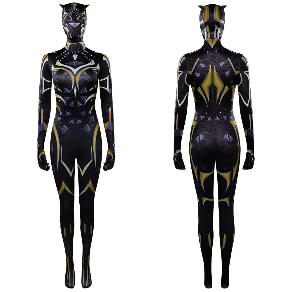 Black Panther: Wakanda Forever Cosplay New Black Panther Outfits Halloween Karneval Jumpsuit 1 Black Panther: Wakanda Forever Cosplay New Black Panther Outfits Halloween Karneval Jumpsuit