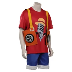 One Piece Film Red 2022 Monkey D. Luffy Cosplay Kostüm Halloween Karneval Outfits -DEKORATIONSGESCHÄFT ba57fa808c23bcb9d89fde0001968ad4