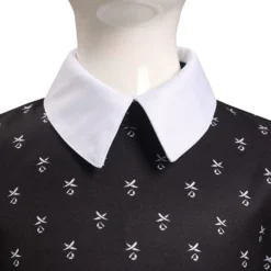 Kinder Wednesday (2022) The Addams Family Cosplay Wednesday Kostüm Original Dress Halloween Karneval Kleid -DEKORATIONSGESCHÄFT be5846e9d46f9027e6c755bbd63259a4